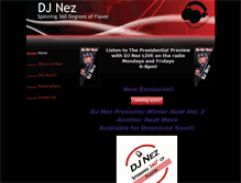 Tablet Screenshot of djnez360.com